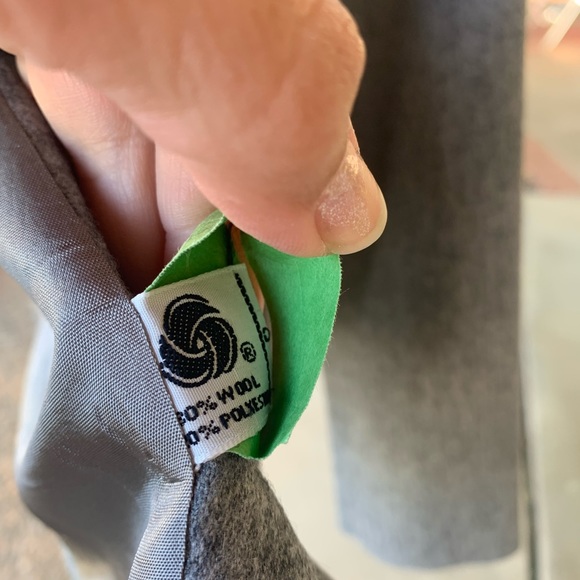 Vintage Kirtland Hall one button wool grey blazer size S - Picture 4 of 14